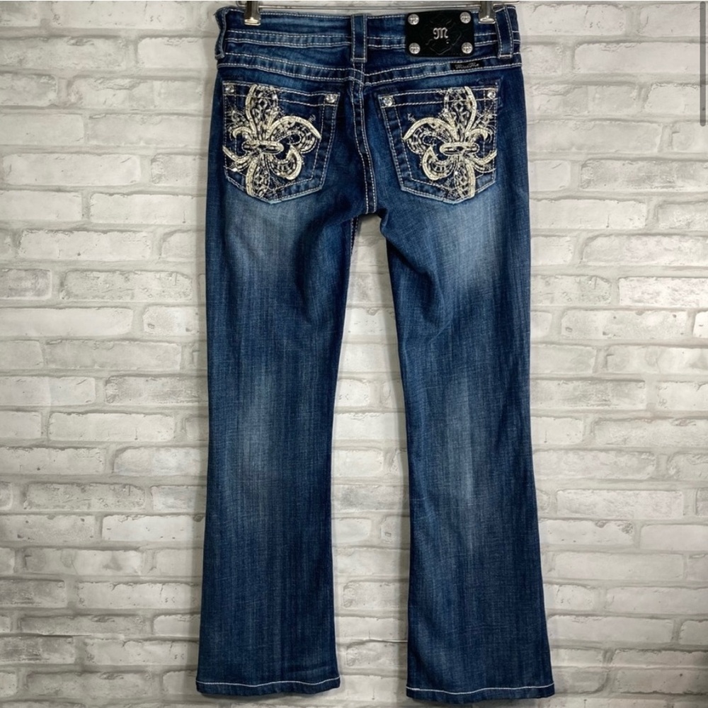 Miss Me Womens Signature Rise Boot Denim Jeans Size 27